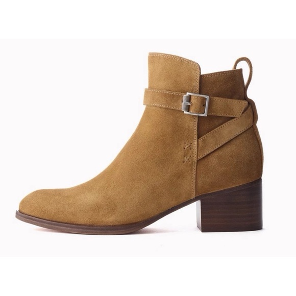 rag & bone Shoes - Rag & Bone Walker Suede Buckle Boots
